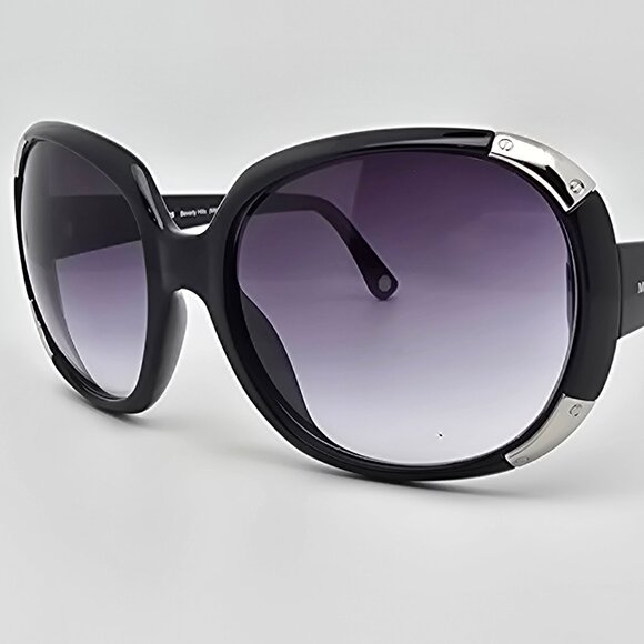 Michael Kors MKS205 Beverly Hills Black Frame Grey Gradient Lens Sunglasses 59mm main image 13